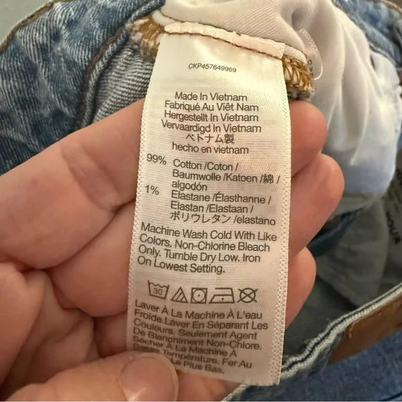 Madewell Light Blue The Curvy Perfect Vintage Jeans Size 30 Women High Rise - Picture 8 of 11